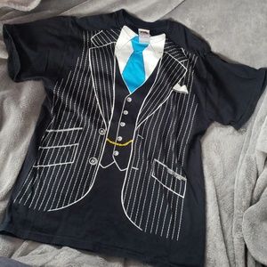 Mens Tuxedo Tshirt medium